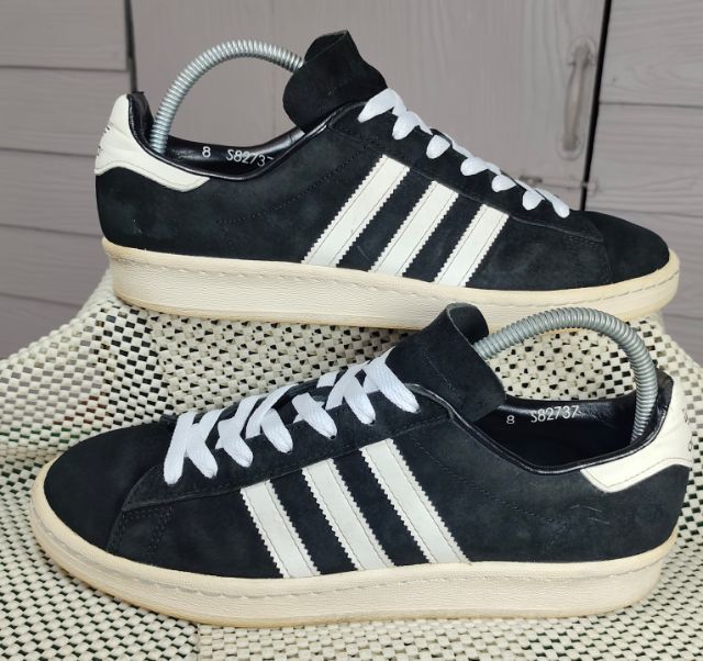 รองเท้า💥adidas CAMPUS💥ของแท้‼️หนังกลับ สีดำ💥สวยๆ เดิมๆ สภาพดี💥ไซร์ 42 รูปที่ 10