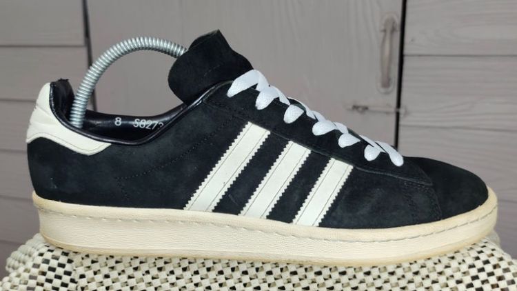 รองเท้า💥adidas CAMPUS💥ของแท้‼️หนังกลับ สีดำ💥สวยๆ เดิมๆ สภาพดี💥ไซร์ 42 รูปที่ 4