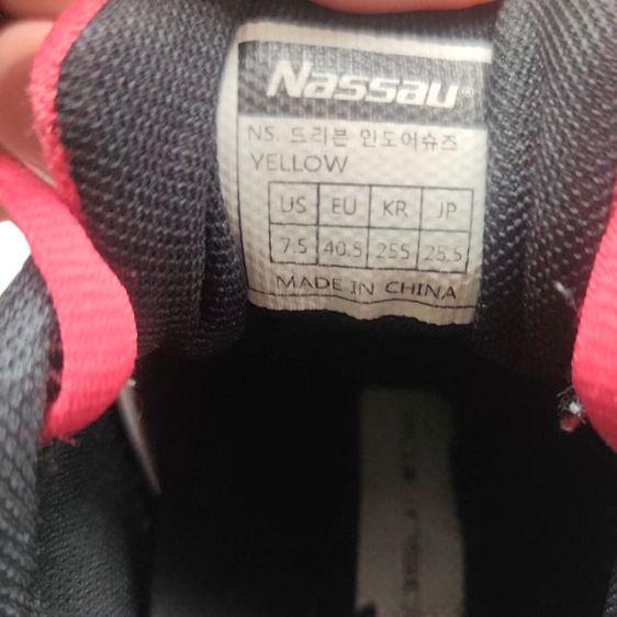 NASSAU รองเท้าแบดมินตัน 40.5 25.5cm. รูปที่ 8