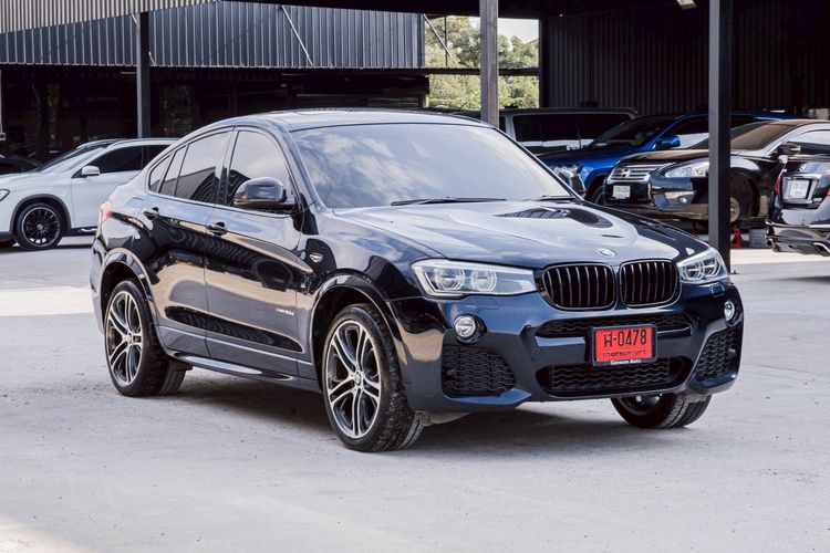 รถ BMW X4 2.0 xDrive20d M Sport 4WD สี ดำ