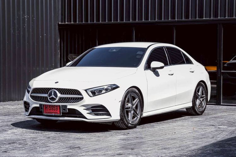 Mercedes-Benz A-Class 2021 A200 Sedan เบนซิน ไม่ติดแก๊ส เกียร์อัตโนมัติ ขาว รูปที่ 3