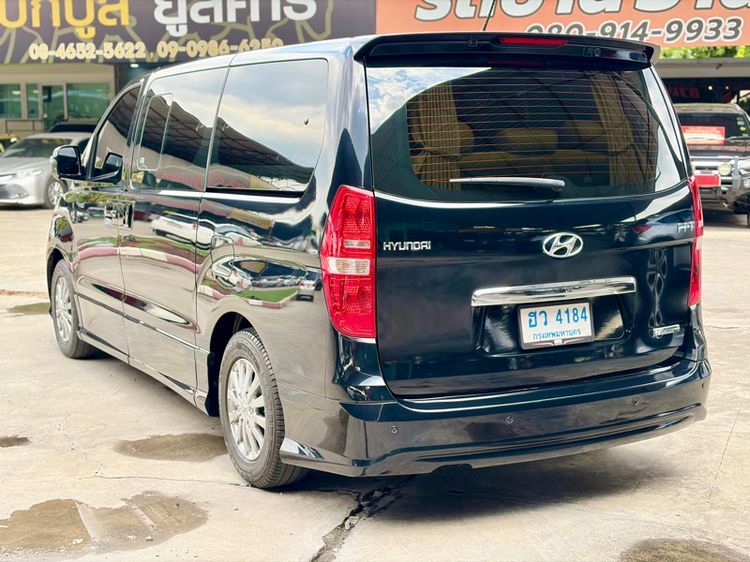 Hyundai H-1  2016 Van ดีเซล ไม่ติดแก๊ส เกียร์อัตโนมัติ ดำ รูปที่ 4