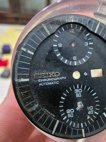 หน้าปัด นาฬิกา ยี่ห้อ Seiko Chronograph เก่าเก็บ สวยหายาก ของใหม่ ขายตามสภาพ พร้อมส่งครับพี่ๆ  เดิมๆครับ น่าสะสม พร้อมส่งครับ รูปที่ 4