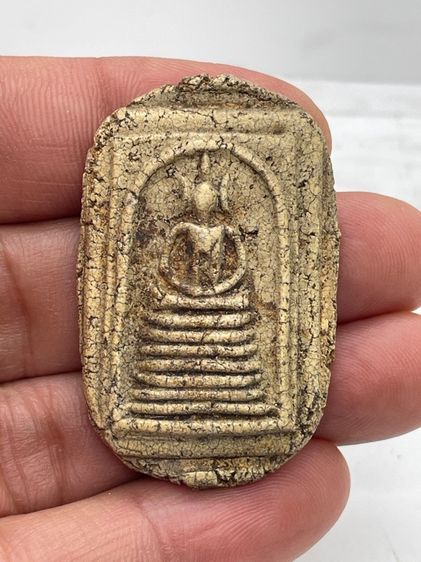 พระสมเด็จพิมพ์เกศไชโย 7 ชั้นเนื้อเก่าสวยเป็นธรรมชาติ พุทธคุณเด่น เมตตา-มหาโชค