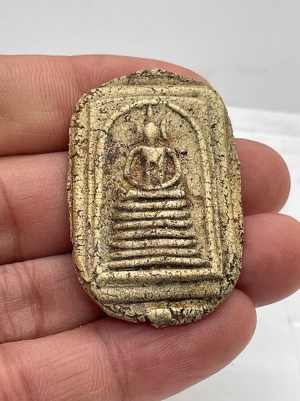 พระสมเด็จพิมพ์เกศไชโย 7 ชั้นเนื้อเก่าสวยเป็นธรรมชาติ พุทธคุณเด่น เมตตา-มหาโชค รูปที่ 5