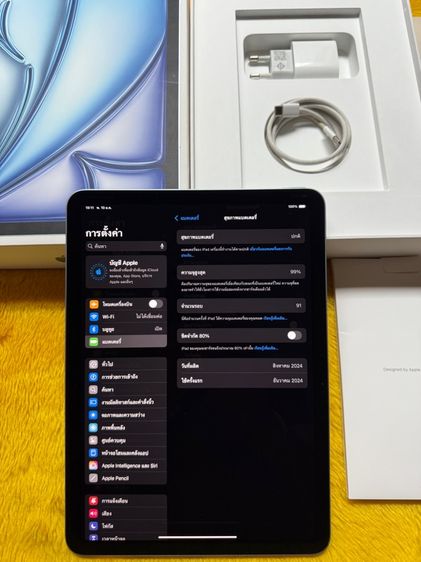 iPad Air M2-air6 ใหม่มาก รูปที่ 3
