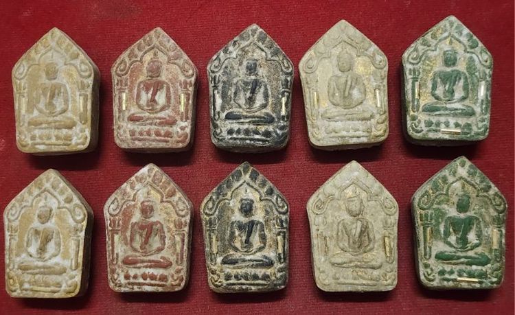 พระขุนแผนหลวงปู่ทิม หลังฝังพระผงสุพรรณ ปี15 จำนวน10องค์ รูปที่ 2