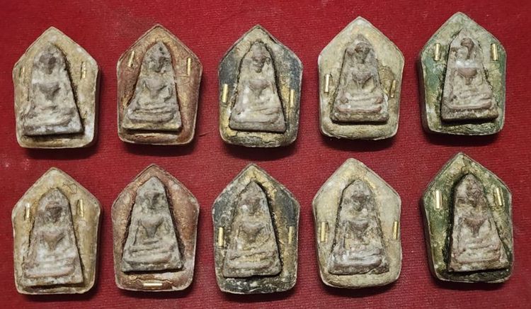 พระขุนแผนหลวงปู่ทิม หลังฝังพระผงสุพรรณ ปี15 จำนวน10องค์ รูปที่ 3