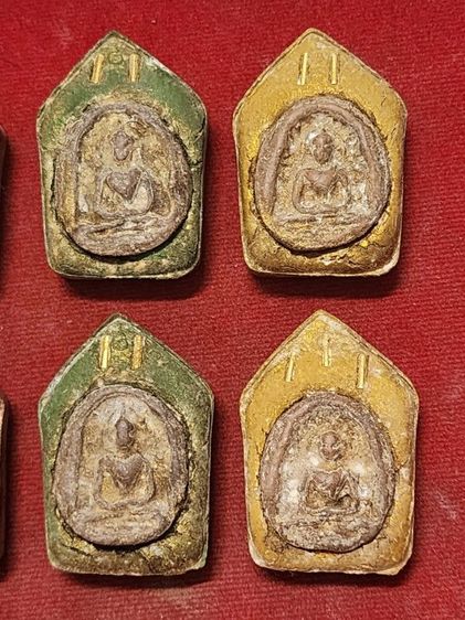 พระขุนแผนหลวงปู่ทิม หลังฝังพระซุ้มกอ ปี15 จำนวน10องค์ รูปที่ 10