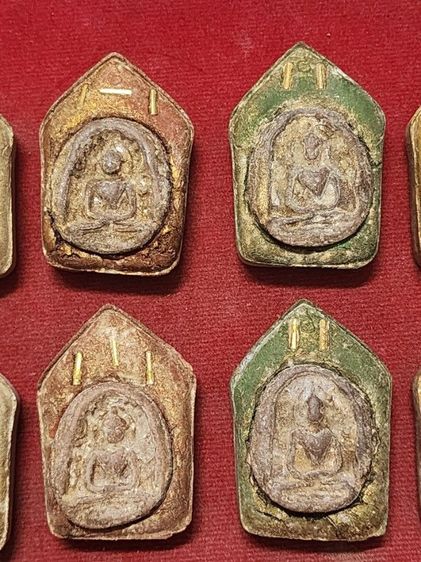 พระขุนแผนหลวงปู่ทิม หลังฝังพระซุ้มกอ ปี15 จำนวน10องค์ รูปที่ 9