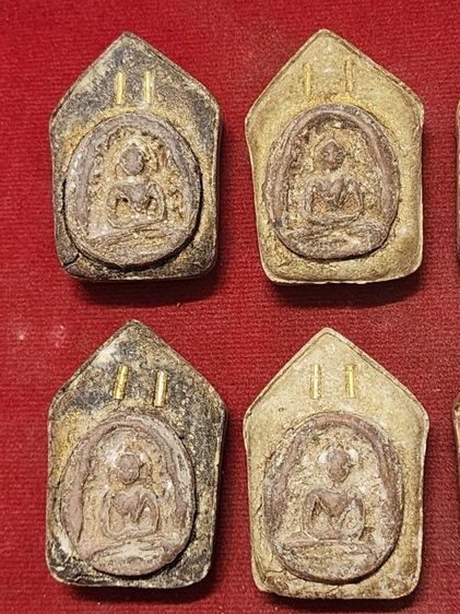 พระขุนแผนหลวงปู่ทิม หลังฝังพระซุ้มกอ ปี15 จำนวน10องค์ รูปที่ 8