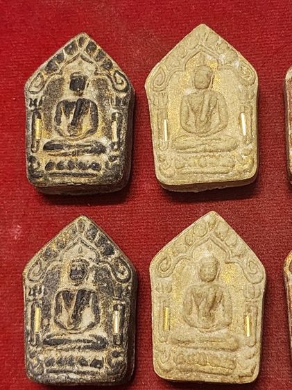 พระขุนแผนหลวงปู่ทิม หลังฝังพระซุ้มกอ ปี15 จำนวน10องค์ รูปที่ 4