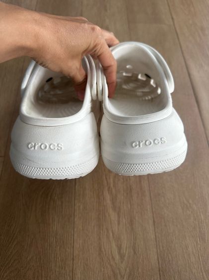 crocs w6 สีขาวของแท้ รูปที่ 3
