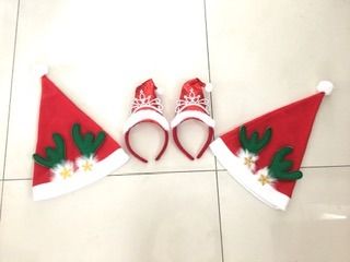 อื่นๆ 4 New Christmas Hats and Christmas Headbands 