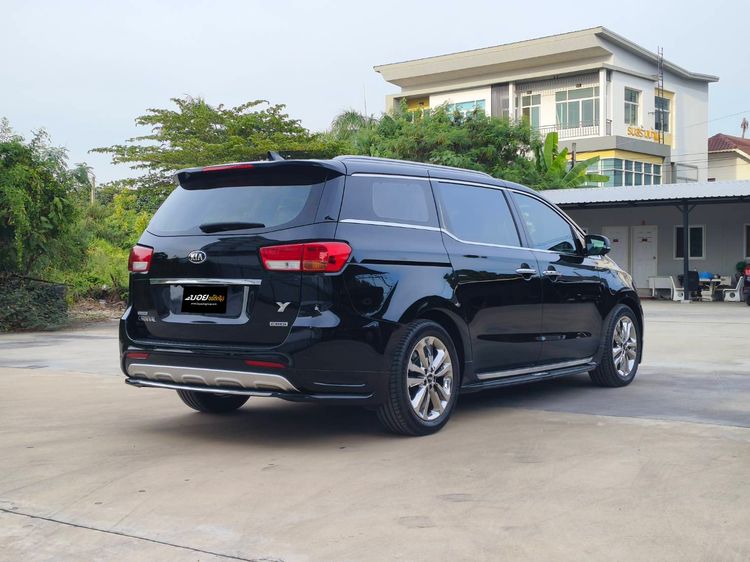 Kia Grand Carnival 2016 2.2 EX Utility-car ดีเซล ไม่ติดแก๊ส เกียร์อัตโนมัติ ดำ รูปที่ 4