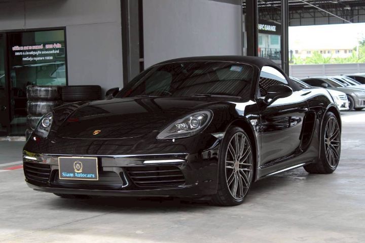 Porsche 718 2019 2.0 Boxster เบนซิน ไม่ติดแก๊ส เกียร์อัตโนมัติ ดำ รูปที่ 2