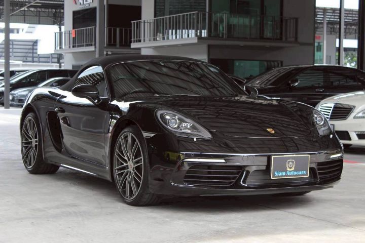 Porsche 718 2019 2.0 Boxster เบนซิน ไม่ติดแก๊ส เกียร์อัตโนมัติ ดำ รูปที่ 3
