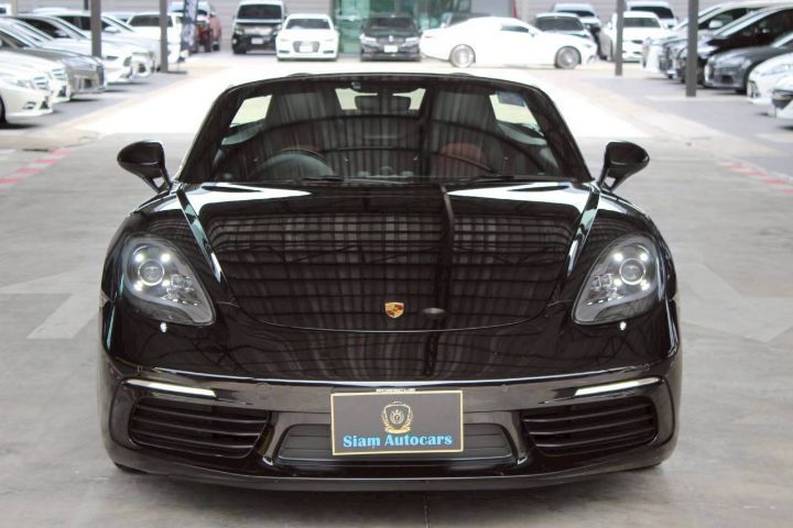 รถ Porsche 718 2.0 Boxster สี ดำ