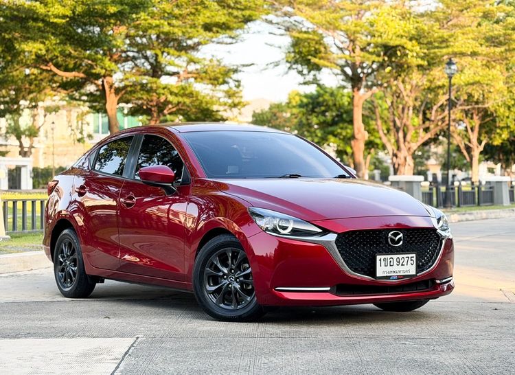 Mazda Mazda 2 2021 1.3 Sports Sedan เบนซิน ไม่ติดแก๊ส เกียร์อัตโนมัติ แดง รูปที่ 3