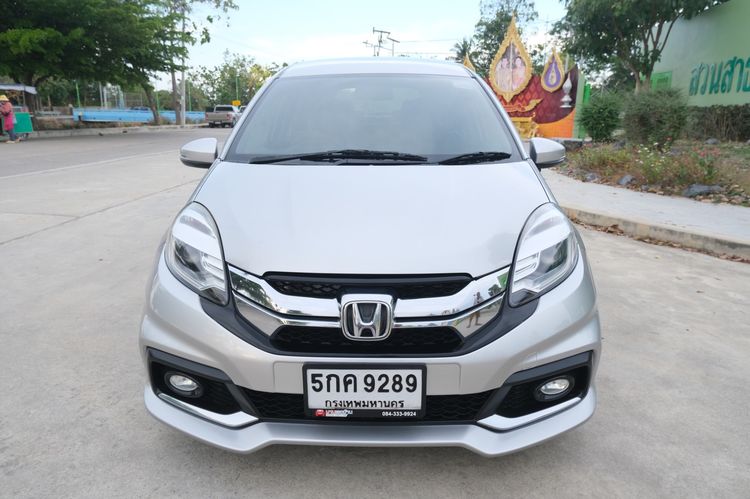 Honda Mobilio 2016 1.5 RS Sedan เบนซิน ไม่ติดแก๊ส เกียร์อัตโนมัติ บรอนซ์เงิน รูปที่ 2