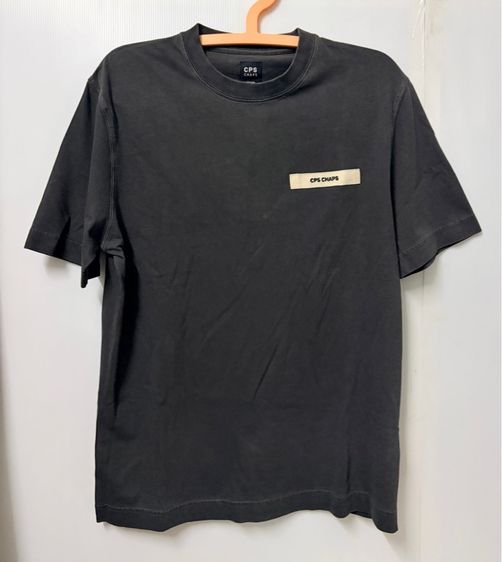 M แขนสั้น เสื้อทีเชิ้ต อื่นๆ เสื้อยืดสีเทาดำ CPS CHAPS