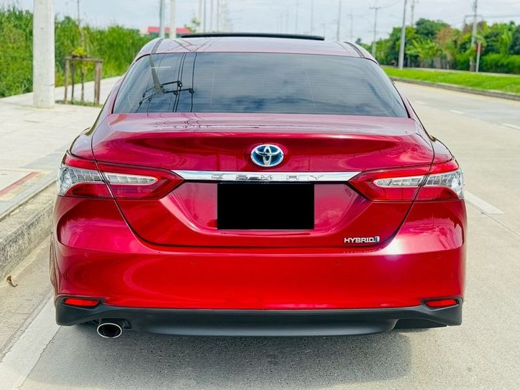 Toyota Camry 2018 2.5 HV Premium Sedan ไฮบริด เกียร์อัตโนมัติ แดง รูปที่ 4