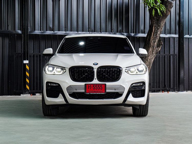 BMW X4 2021 2.0 xDrive20d M Sport 4WD Utility-car ดีเซล ไม่ติดแก๊ส เกียร์อัตโนมัติ ขาว รูปที่ 2