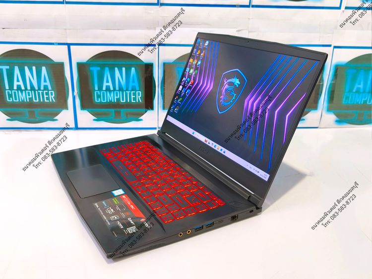 โน๊ตบุคเล่นเกมส์มือสอง MSI Gaming Intel I5-9300H Ram16GB SSD500GB GTX1650 4GB รูปที่ 4