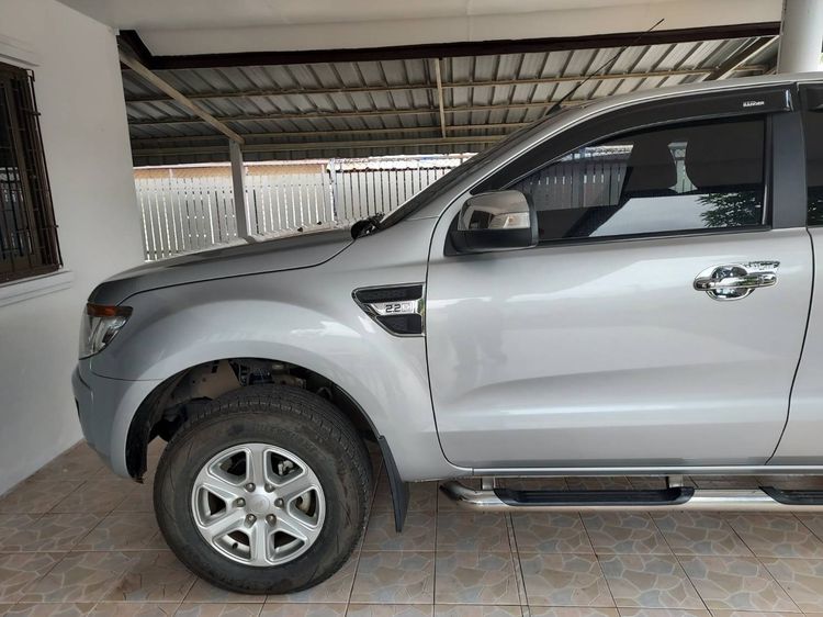 Ford Ranger 2014 2.2 Hi-Rider XLT Pickup ดีเซล ไม่ติดแก๊ส เกียร์ธรรมดา เทา รูปที่ 2