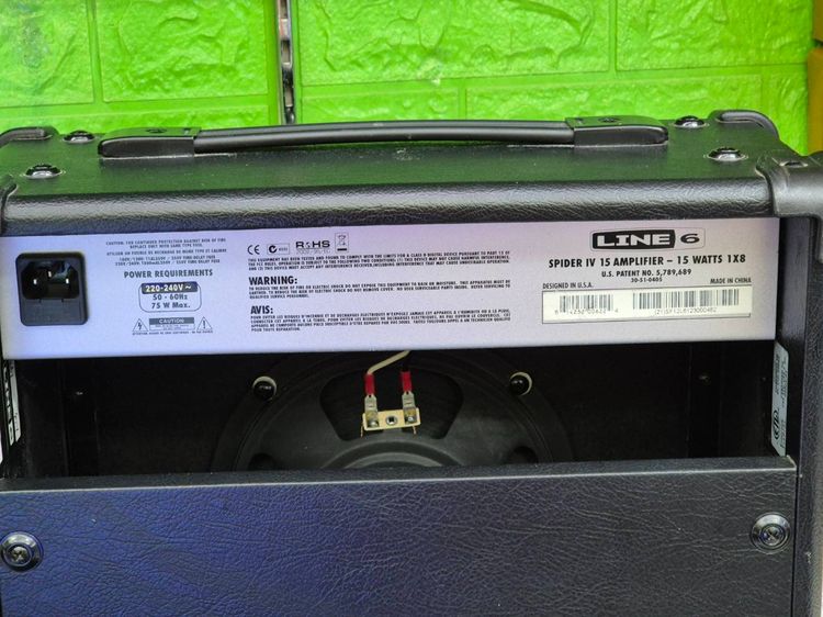 LINE 6 Spider IV 15 แอมป์กีตาร์โมเดลลิ่ง 15W รูปที่ 8