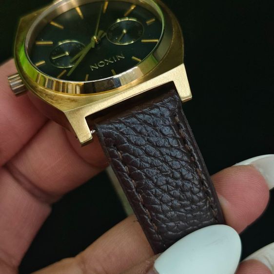 Nixon Time Teller Deluxe หน้าปัดดำ ตัวเรือนทอง รูปที่ 6