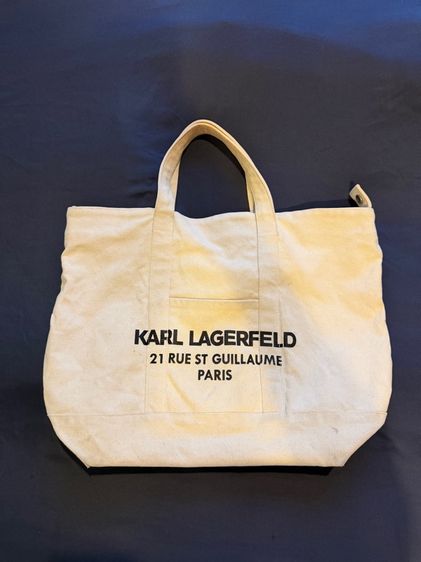 ไม่ระบุ ขาว คอตตอน อื่นๆ กระเป๋าถือแบรนด์ KARL LAGERFELD