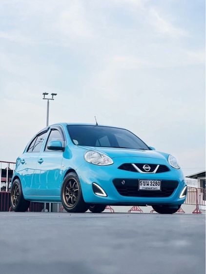 Nissan March 2019 1.2 E Sedan เบนซิน ไม่ติดแก๊ส เกียร์อัตโนมัติ ฟ้า
