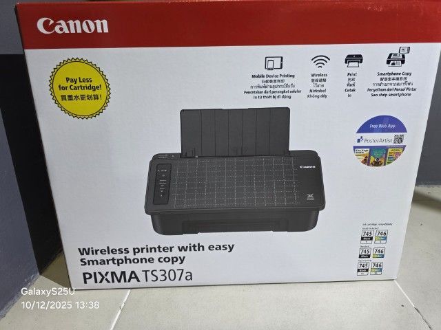 PIXMA TS307a มีรูปร่างและฟังก์ชันพร้อมการ ออกแบบที่ทันสมัย รูปที่ 2