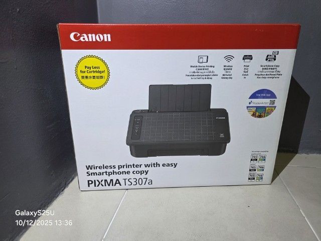 PIXMA TS307a มีรูปร่างและฟังก์ชันพร้อมการ ออกแบบที่ทันสมัย รูปที่ 3