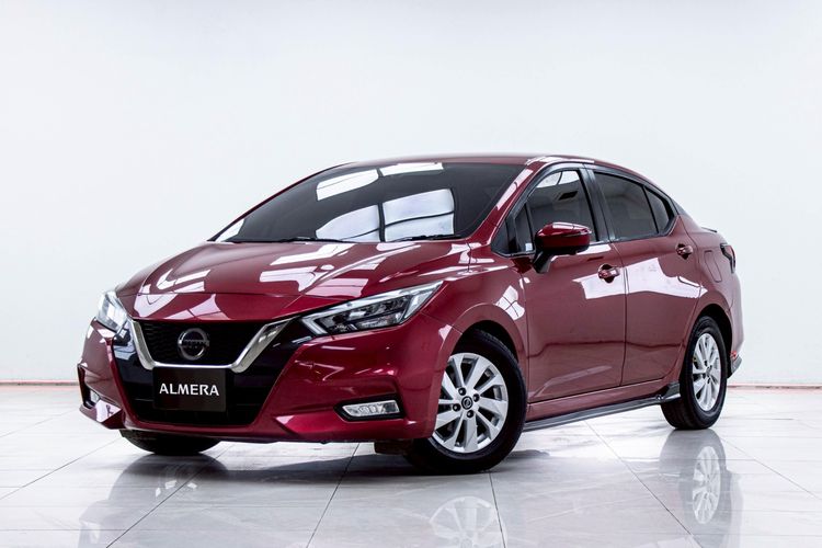 รถ Nissan Almera 1.0 VL สี แดง
