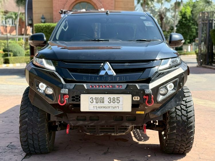 Mitsubishi Triton 2020 2.4 GT Plus ATHLETE Pickup ดีเซล เกียร์อัตโนมัติ ดำ รูปที่ 2