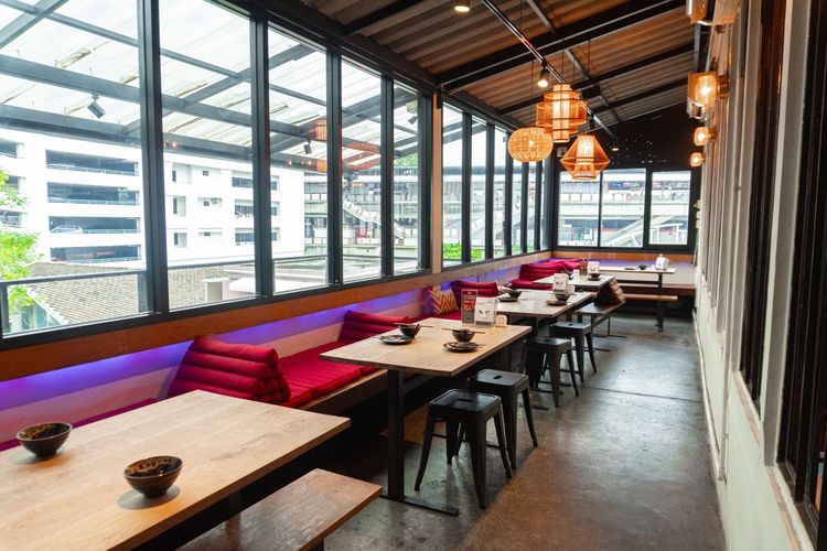 เซ้งร้านอาหาร Rooftop พญาไท อารีย์ซอย1  ตึก A One Ari  ค่าเช่าถูกมาก วิวเห็นรถไฟฟ้า รูปที่ 3