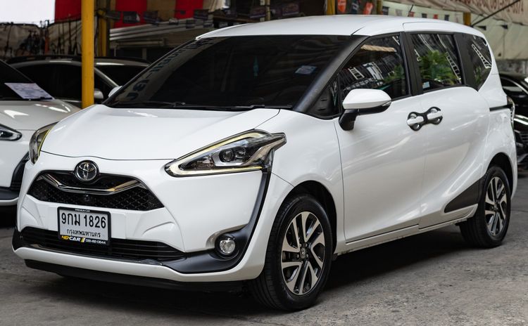 Toyota Sienta 2020 1.5 V Utility-car เบนซิน ไม่ติดแก๊ส เกียร์อัตโนมัติ ขาว รูปที่ 2