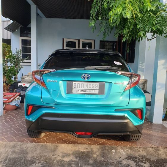 Toyota C-HR 2019 1.8 Hybrid Mid Sedan เบนซิน เกียร์อัตโนมัติ เขียว รูปที่ 4