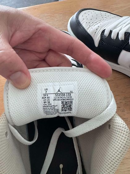 Nike Air Jordan 1 Low ของแท้ สภาพดีมากๆ รูปที่ 5
