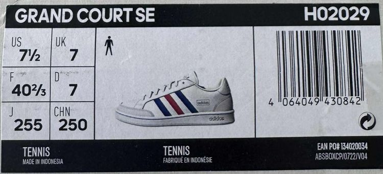 Adidas Grand Court SE สภาพดี รูปที่ 3