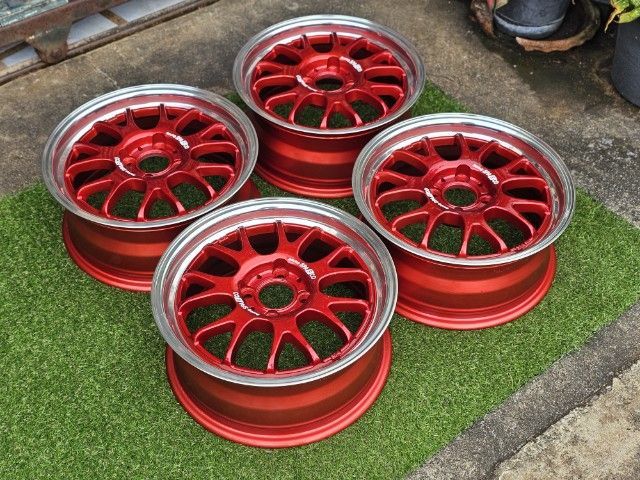SPARCO RACING CRIMSON NS-II
ขอบ 15 x 6.5  ET38
4รู100 pcd.  รูปที่ 2