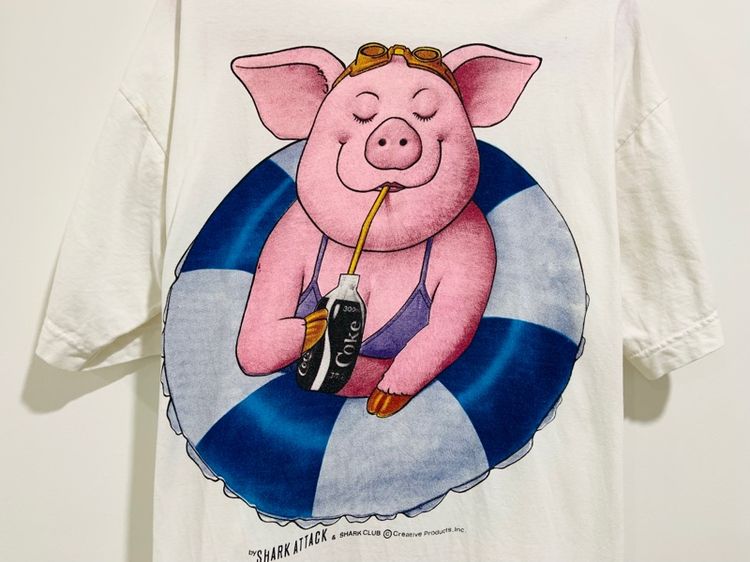เสื้อยืดวินเทจรุ่นเก่า แท้ 💯 size XL วัดจริง อก 22.5 ยาว 28.5 นิ้ว สภาพดีมาก ลายสวย ทรงสวย เนื้อผ้านิ่มมาก หายากน่าสะสมครับ รูปที่ 2