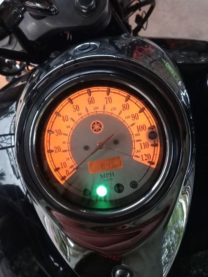 Yamaha.  V star1100. Classic ปี 2009 สเป็คเมกา
ล้อแม็คโรงงาน ชุดสีดำลายไฟโรงงาน 
เรือนไมล์สองชั้น
ทะเบียนแท้ สมอ. จด ปี 2009  รูปที่ 18