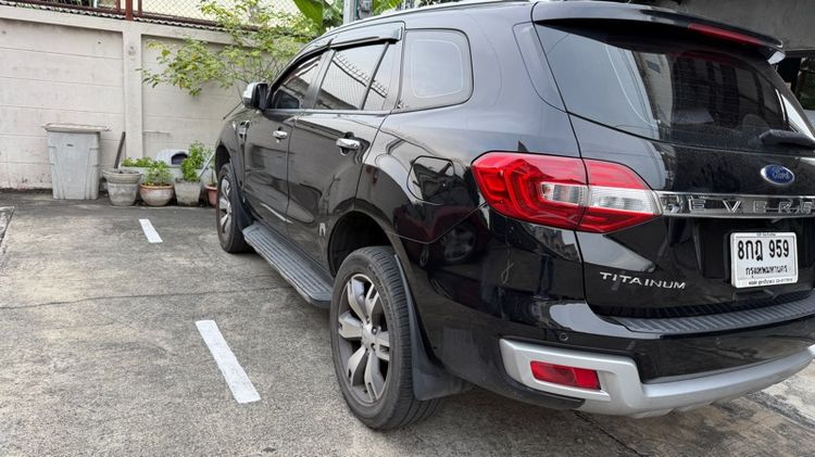Ford Everest 2018 2.2 Titanium Plus Utility-car ดีเซล ไม่ติดแก๊ส เกียร์อัตโนมัติ ดำ รูปที่ 2