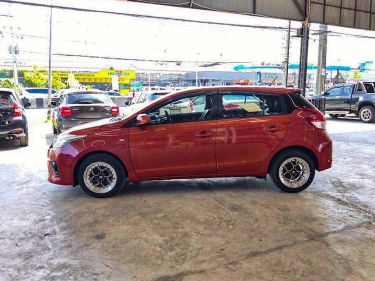 Toyota Yaris 2014 1.2 J Sedan เบนซิน ไม่ติดแก๊ส เกียร์อัตโนมัติ ส้ม รูปที่ 4