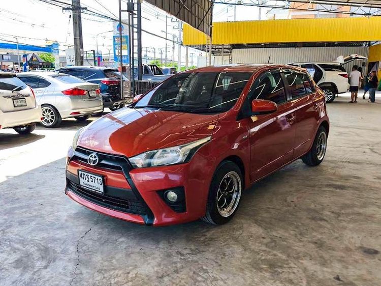 Toyota Yaris 2014 1.2 J Sedan เบนซิน ไม่ติดแก๊ส เกียร์อัตโนมัติ ส้ม