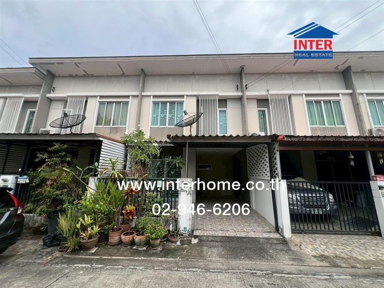ทาวน์เฮ้าส์ 2 ชั้น 18.7 ตร.ว. หมู่บ้านพฤกษาวิลล์62-1 นิมิตรใหม่ ถนนนิมิตใหม่ ถนนสุวินทวงศ์ ถนนรามอินทรา เขตคลองสามวา กรุงเทพมหานคร