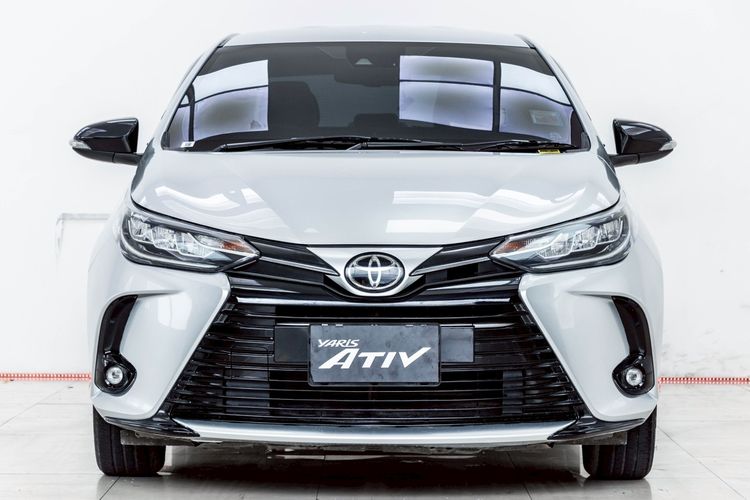 Toyota Yaris ATIV 2021 1.2 Sport Premium Sedan เบนซิน ไม่ติดแก๊ส เกียร์อัตโนมัติ เทา รูปที่ 4